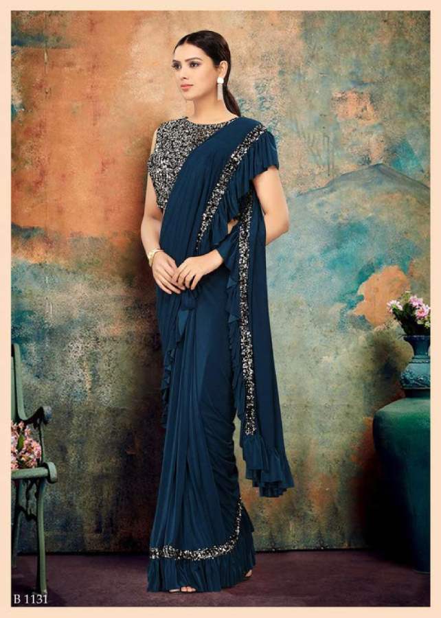 Shiya Designer Ready To Wear Party Wear Saree Collection